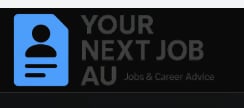 Your Next Job AU logo with person icon and Jobs and Career Advice tagline
